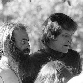Ian Cohen at the Honeymoon uranium mine rally, May 1982.