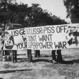 Stop Omega Campaign rally in Yarram, 14th August 1977.