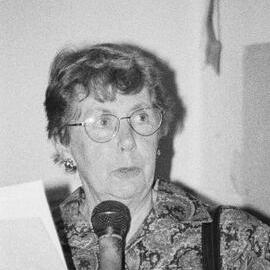 Pauline Mitchell at Alvie Booth's 90th birthday