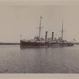 Admiral Pearson's flagship H.M.S. Royal Arthur