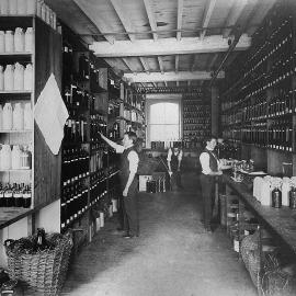 Portion of Store Room of Medicinal Preparations, Bligh Street