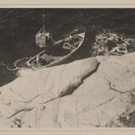 Unloading supplies at Cliffy Island, Victoria