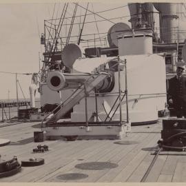 22 ton gun H.M.S. Royal Arthur 9.2 inch