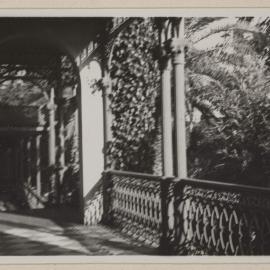 [Veranda and garden,] Montalto