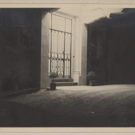 Iron gate at the entrance to Miegunyah, Toorak, Victoria