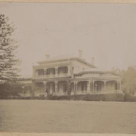 House and lawns at Montalto, Orrong Road Toorak, Victoria