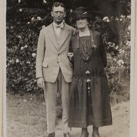 [Mrs Agnes Kelly and Charles Kelly at] Montalto
