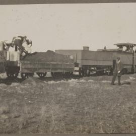 Ballasting the line with ashes