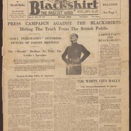 Blackshirt (The Fascist Week) No. 63, 6 July 1934