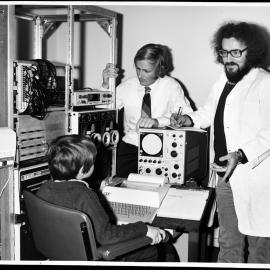 Stanley Prof Gordon (left)