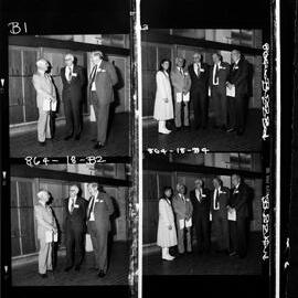 Caro, Professor David, Vice Chancellor (left and second from left)