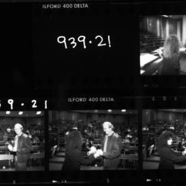 McPhee, Dr Peter, being presented with an award by Toni Waugh, Careers Adviser