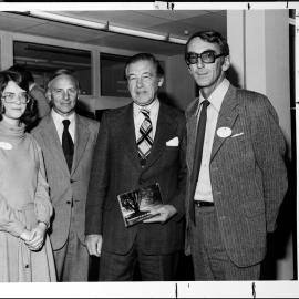 Seddon, Professor G. (right), book launch