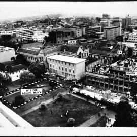 University site showing proposed site for Administration Block