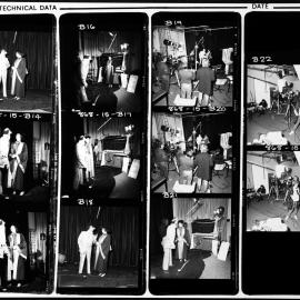 Equal Opportunity. Filming ‘The Silk Hat Trick’ video. 1986