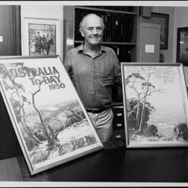 Strahan, Frank, with ‘Australia Today’ posters
