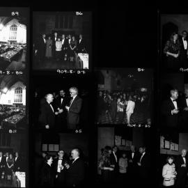 Medicine, Dentistry and Health Sciences. Centenary Dinner, Dental Hospital. Group includes Vice-Chancellor, Sir John Young and Haddon Storey