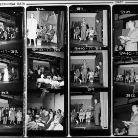 Melbourne University Press. Group on stage including John Cain