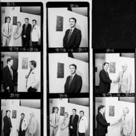 Otolaryngology. Dr Terry Hambrecht (dark suit), Head of the Neural Prosthesis Program of the U.S. National Institute of Neurological...