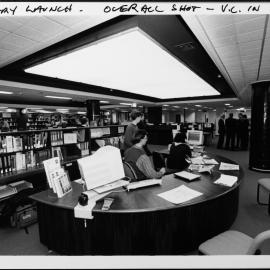 University Library - Event. Library Launch, Vice-Chancellor in background. 1997