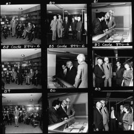University Library. Presentation of Yiddish Book collection to the Baillieu Library. Apr 1989