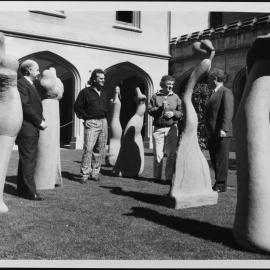 University Museum of Art. Sculpture exhibition. Sep 1990