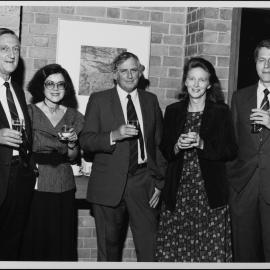 Blainey, Prof Geoffrey (centre) and others
