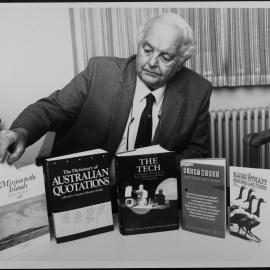 Murray-Smith, Dr Stephen, with books he has written or edited