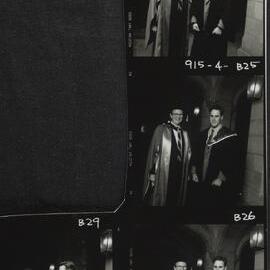 Conferring - Professor Rod Home and son. 1991