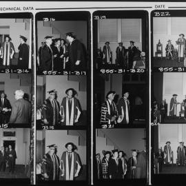 Conferring of Hon LLD on Dr Hillery, President of Ireland. 1985