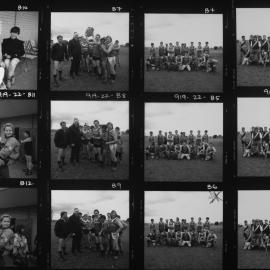 Sports - Maintenance versus Porters at football. 1991