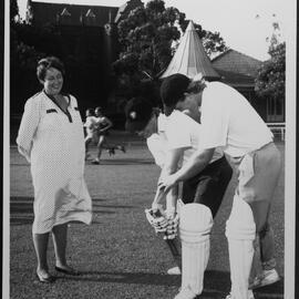 Alumni Gazette Spring 1989. Melbourne University Cricket Club. Dorothy Bugg and others. 16 Feb 1989