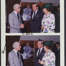 Otolaryngology - Professor Graeme Clark hosting visit of Queen Beatrix to the Department.
