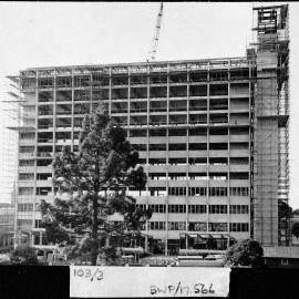 Redmond Barry Building excavations. 1959