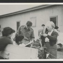 Photograph of Ethel McLennan at Point Lonsdale