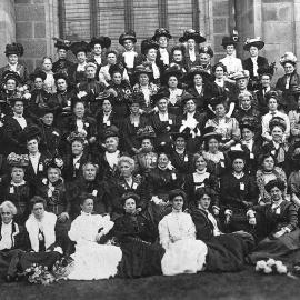 Undated group of WCTU convention delegates