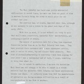 Wool industry, Shortland Affair