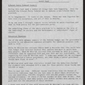 Liberal Party Federal Council, education expenses, super-phosphate, Mr Whitlam, arbitration