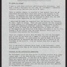 Labor industrial relations policy, Arbitration Commission, John Curtin House