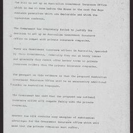 Proposed national insurance office