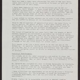 Political appointments, Labor government