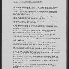 Labor government, economy