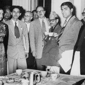 C.B. Christesen and others at the Asian Writers' Conference, New Delhi, India, 1956.