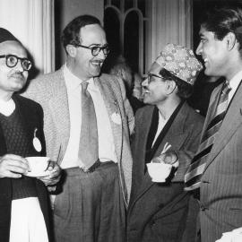 C.B. Christesen and others at the Asian Writers' Conference, New Delhi,  India, 1956.