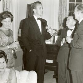 Malcolm and Tamie Fraser at a social function in Canberra.