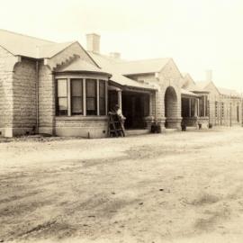 The new Fraser house at Balpool-Nyang, New South Wales, with its unfinished garden.