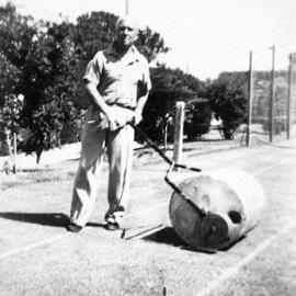 Neville Fraser, the father of Malcolm Fraser, at Portsea, Victoria.