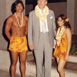 Malcolm Fraser on arrival in Honolulu for an official visit to the USA.