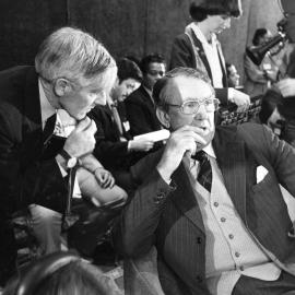 Malcolm Fraser and Tony Street at the Thirteenth South Pacific Forum in New Zealand.