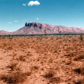 A view of part of the MacDonnell Ranges in the Northern Territory.